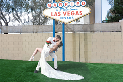Married in Las Vegas Sign | Downtown Las Vegas | Chapel of the Flowers